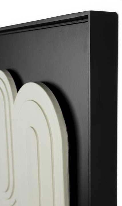 Actual product image Zuiver August Wall Art Black/White