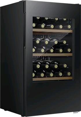 Image du produit Hisense RW12D4NWG0 cave à vin avec compresseur Installation gratuite Noir 30 bouteilles