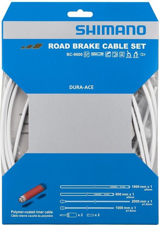 Shimano Jeu de câbles de frein Dura-Ace VR/HR (Frein arrière, Kit de frein)