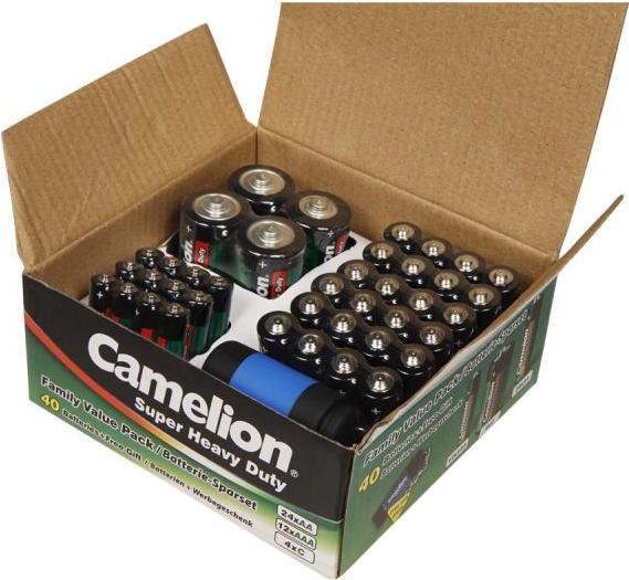 Actual product image Camelion Battery set Micro, Mignon, Ba (40 pcs., AA, AAA)