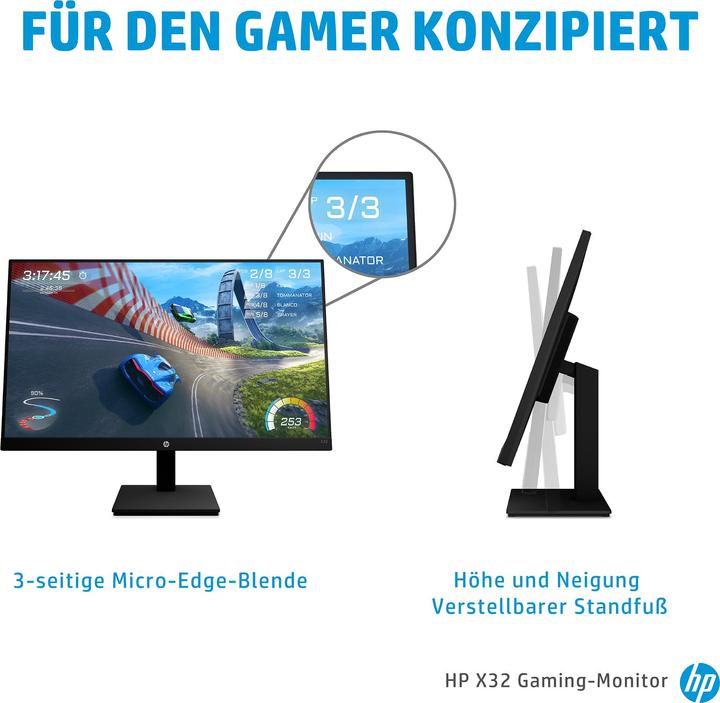 Produktbild HP X32 (2560 x 1440 Pixel, 32")