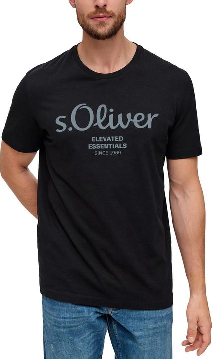 Image du produit S.Oliver T-Shirt Casual Bequem sitzend Logo T-Shirt (XL)