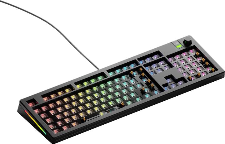 Produktbild Glorious GMMK 3 100% Barebones Wired Black - ISO (DE, Kabelgebunden)