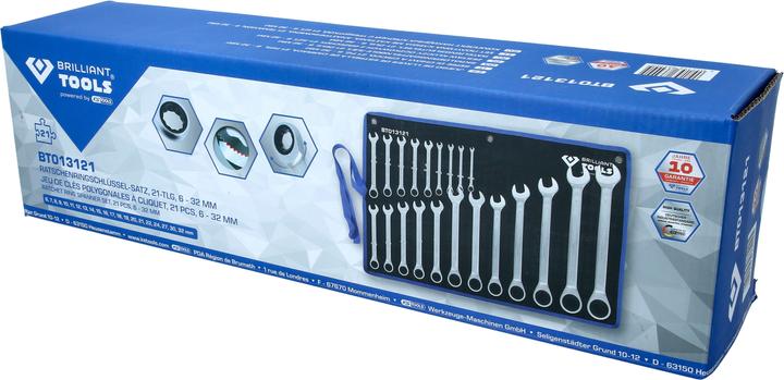 Produktbild KS Tools Ratschenringschlüssel-Satz (32 mm, 19 mm, 6 mm, 12 mm, 24 mm, 14 mm, 22 mm, 16 mm, 23 mm, 10  mm, 21 mm, 18 mm, 27 mm, 7 mm, 31 mm, 17 mm, 11 mm, 15 mm, 26 mm, 30 mm, 8 mm, 28 mm, 9 mm, 29 mm, 13 mm, 20 mm, 25 mm)