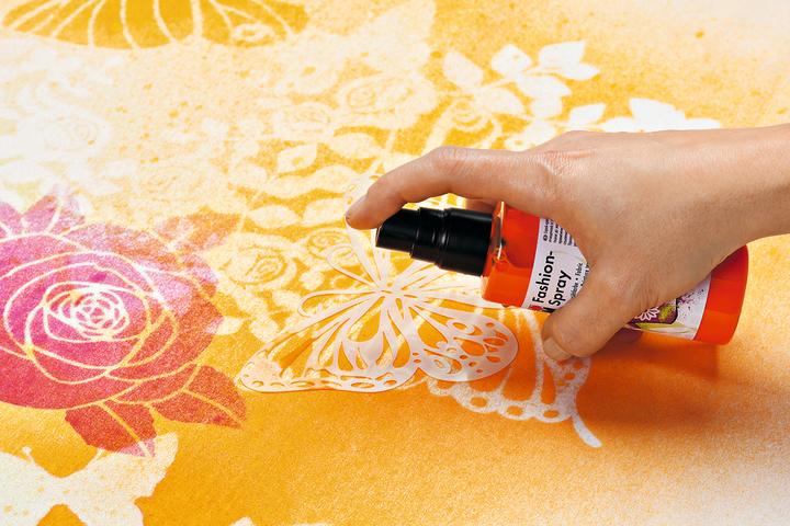 Actual product image Marabu fashion spray (Yellow, 100 ml)
