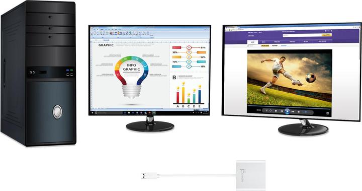 Produktbild j5Create USB 3.0 zu (HDMI, 1.50 cm)