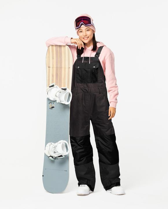 Actual product image Dreamscape Snowboard trousers dungarees adults waterproof - 500 black (XL)