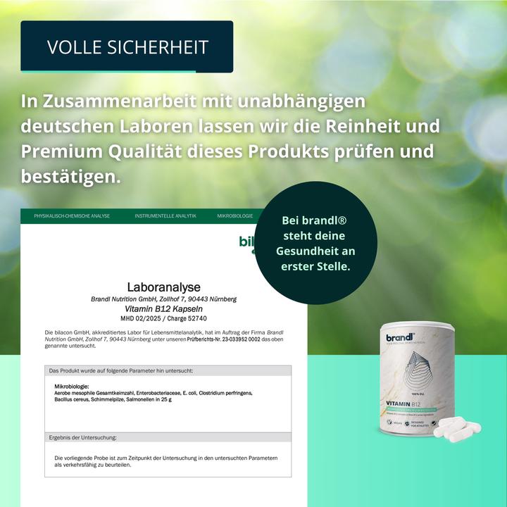 Produktbild Brandl Vitamin B12 Vegan (1 Stück, Kapseln, 45 g)