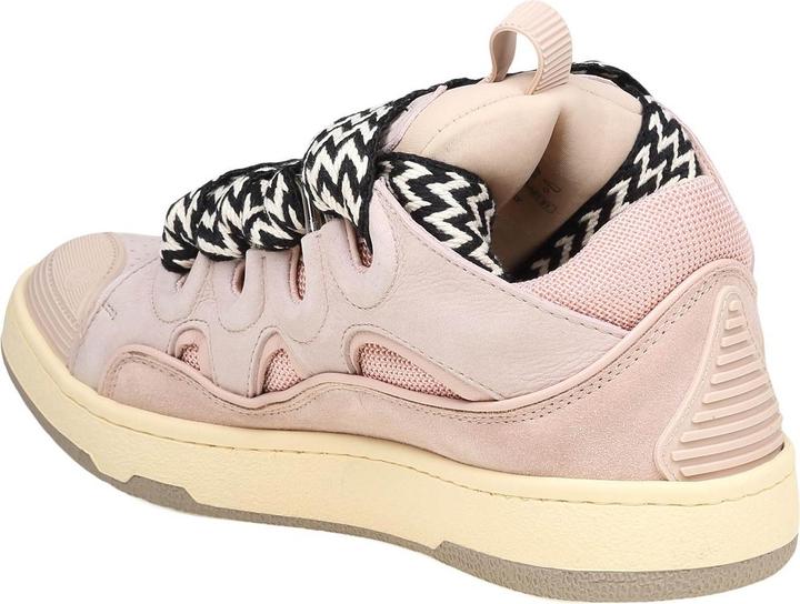 Image du produit Lanvin curb sneakers in white and pink leather (36)