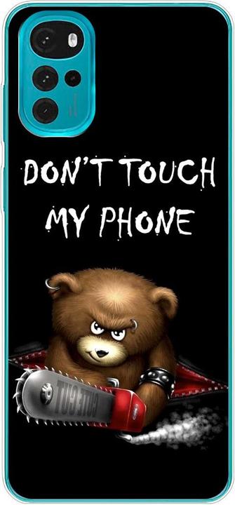 Dont Touch My Phone Bear Black