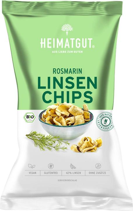 Heimatgut Lentil Chips Rosemary Organic (75 g)