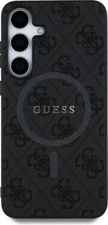 Actual product image Guess Etui Leather 4G Colored Ring Classic Logo MagSafe Samsung Galaxy S25 Plus czarny (Samsung Galaxy S25+)