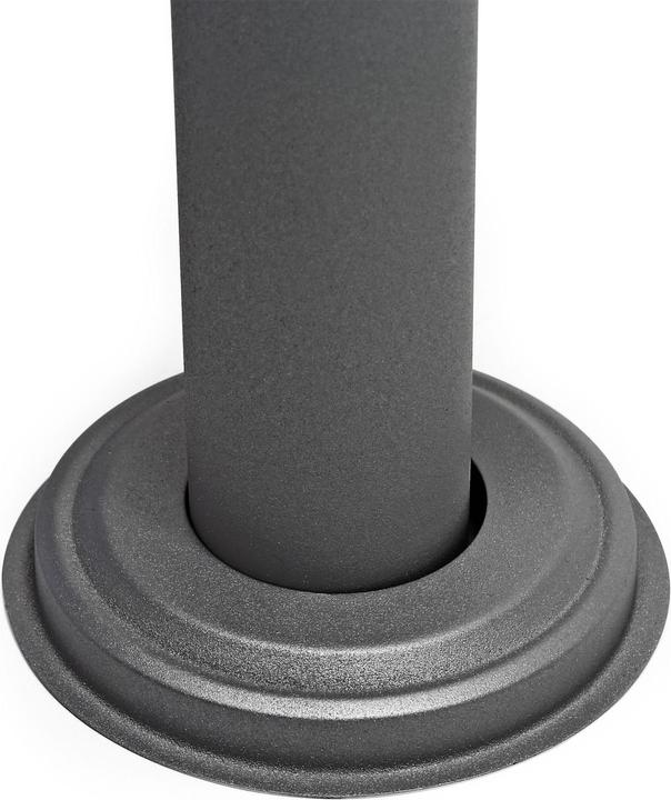 Immagine prodotto Wiltec Portacartelle antracite 120x50cm Cassetta postale Cassetta per lettere in piedi in acciaio