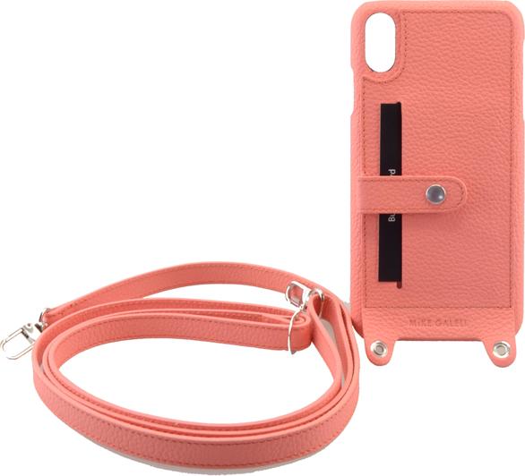 Image du produit Mike Galeli Coque arrière Lenny avec sangle corail (Apple iPhone XR)