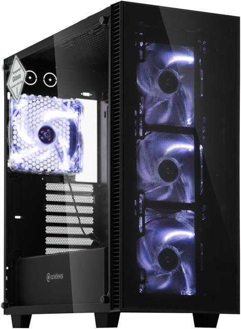 anidees AI-Crystal Tempered Glass (ATX, mATX, Mini-ITX, E-ATX, XL-ATX)