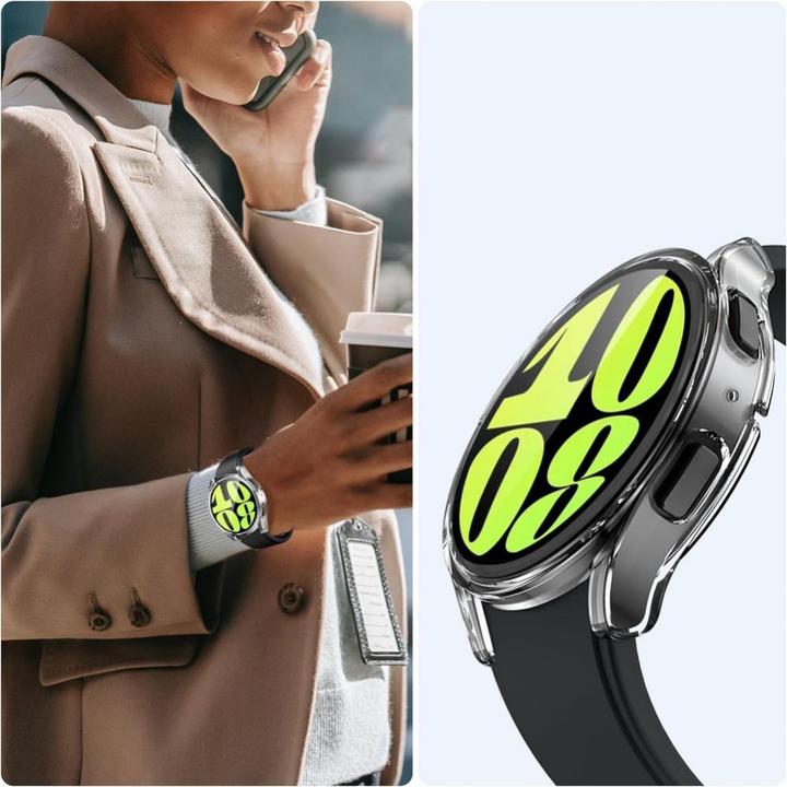 Actual product image Tech-Protect Defence360 case for Samsung Galaxy Watch 6 (40 mm) - transparent