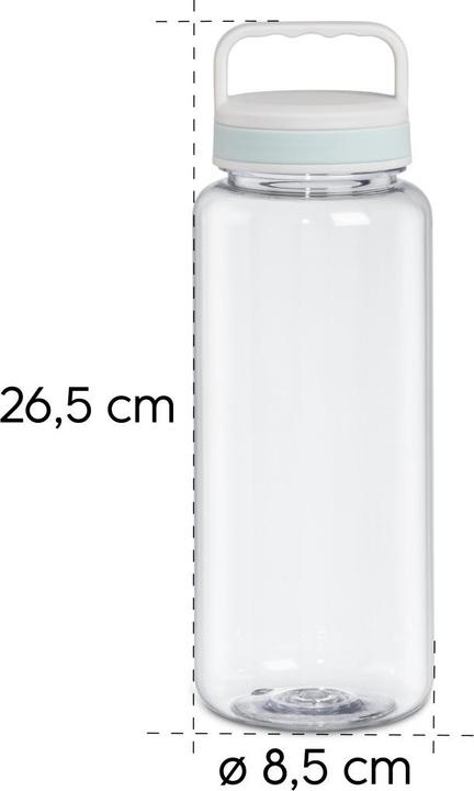 Productafbeelding Xavax Drinkfles, 1250 ml, deksel met handvat, transparant (1.25 l)