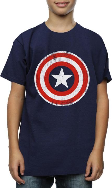 Produktbild Captain America Cracked Shield TShirt Jungen (152, 158)