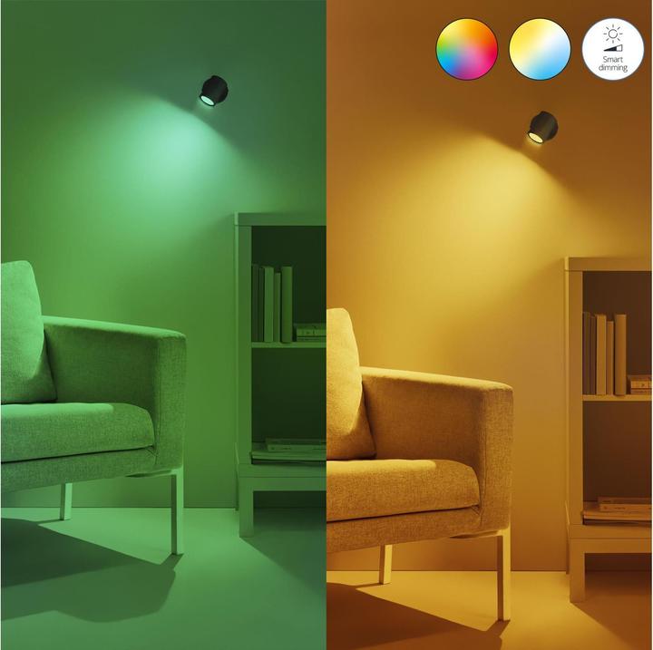 Productafbeelding WiZ Afstembaar wit en gekleurd glas (GU10, 4.70 W, 345 lm, 1 x, F)