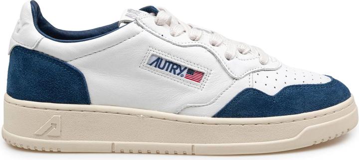 Image du produit Autry medalist sneakers in leather and suede color white and blue (43)