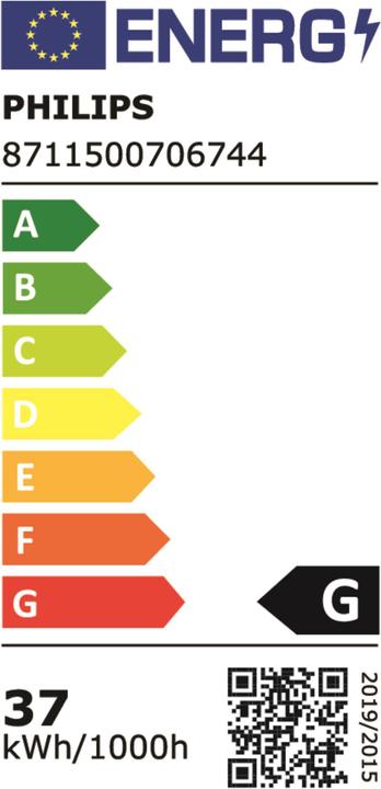 Energie-Label Philips Master PL-L (2G11, 36 W, 2900 lm, 1 x, G)