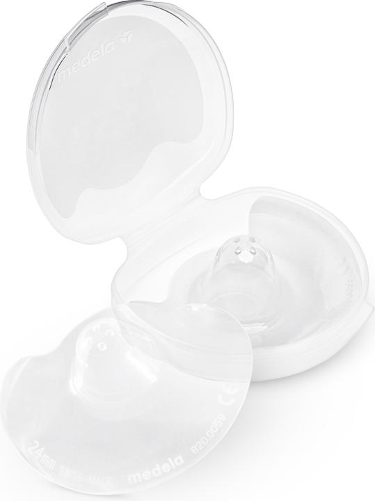 Produktbild Medela Contact Brusthütchen S ( Ø 16mm), 2 Stück mit Aufbewahrungsbox (S)