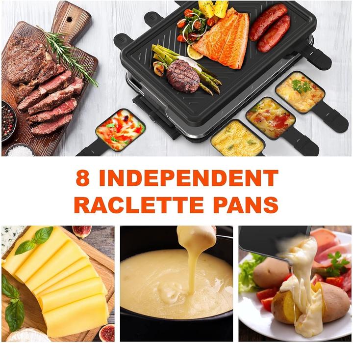 Actual product image Voohek Raclettegrill für 8 Personen