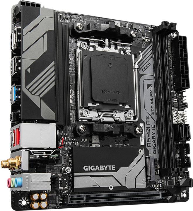 Actual product image Gigabyte A620I AX (AM5, AMD A620, Mini-ITX)