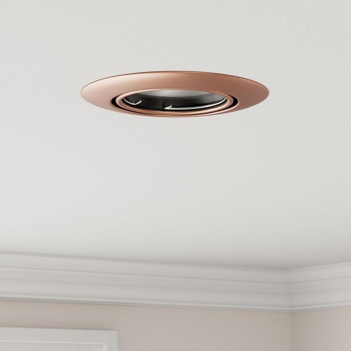 Produktbild VidaXL Lampen Set aus 6 Kupfer 9 cm Flush Mount Deckenleuchten Rund