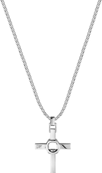 Police Collier Crossed Out (Acier inoxydable, 50 - 70 cm)