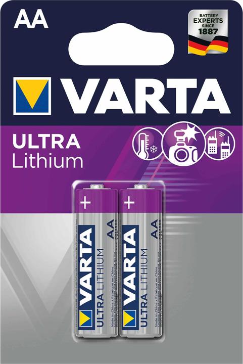 Produktbild Varta Ultra Lithium (2 Stk., AA, 3000 mAh)