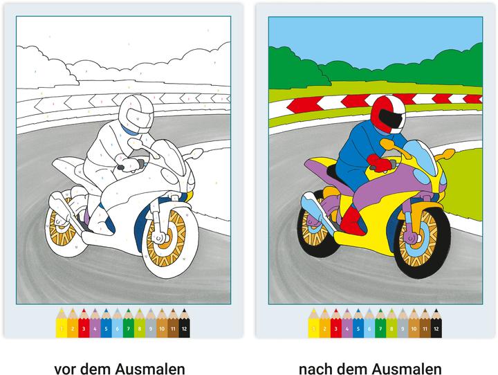 Produktbild Ravensburger CreArt Malen nach Zahlen ab 5: Fahrzeuge