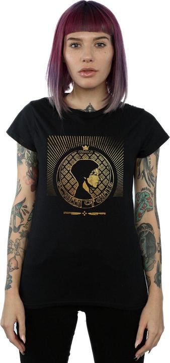 Actual product image Supernatural Womens/Ladies Abbadon Crest Cotton T-Shirt (M)