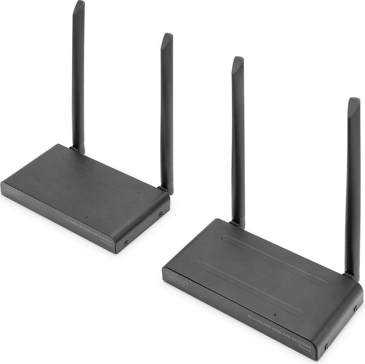 Image du produit Digitus Kit extender/diviseur HDMI sans fil 4K, 1x4 200 m, 1x TX, 1x RX