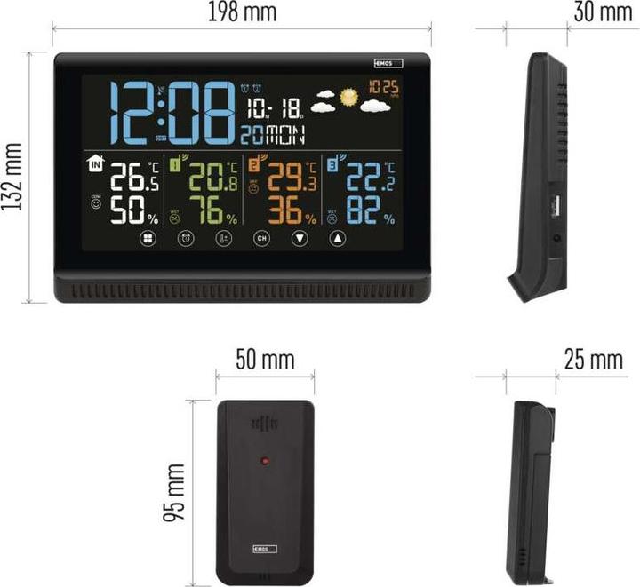 Image du produit Emos Drahtlose Wetterstation E8614