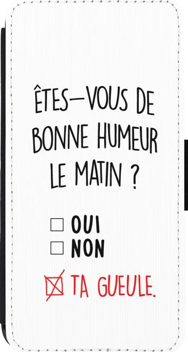 Image du produit PhoneLook Coque Wallet noir Bonne humeur matin (Apple iPhone 14 Pro Max)