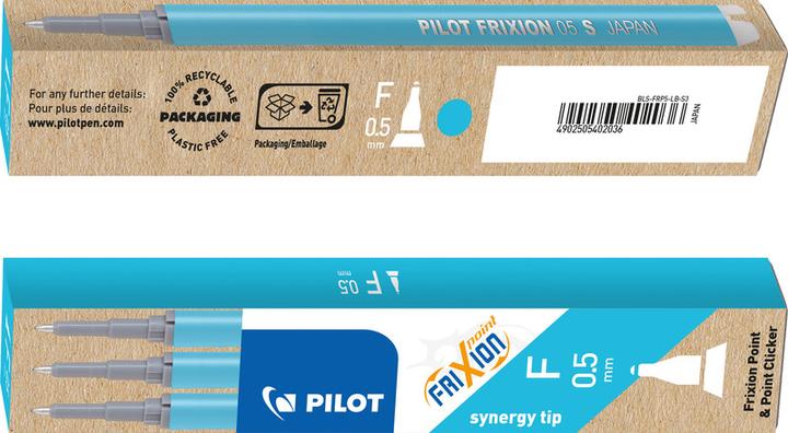 Image du produit Pilot FriXion Refill Point Set à 3 (Recharger, Bleu clair, 0.25 mm)