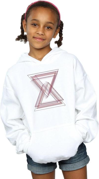 Actual product image Girls Avengers Infinity War Black Widow Lines Hoodie (128)