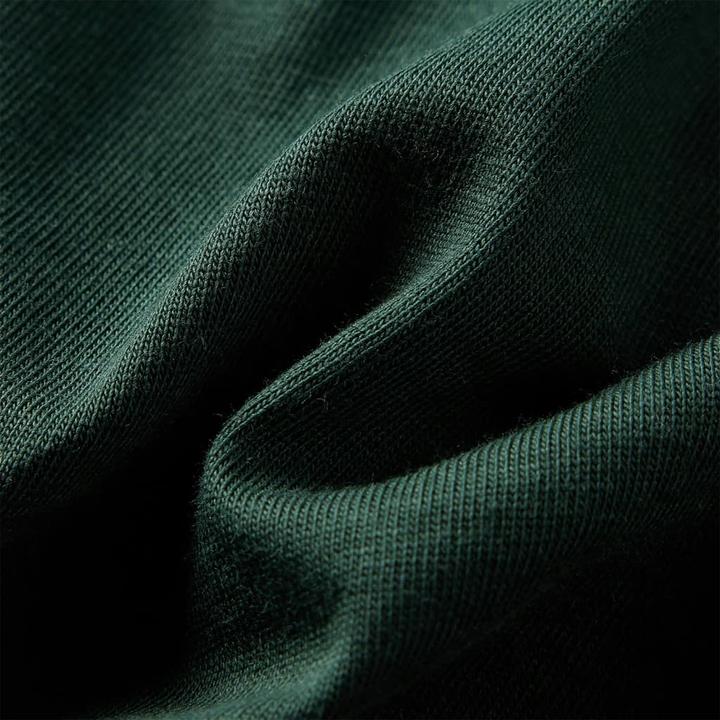 Image du produit VidaXL T-shirt manches longues enfant vert foncé 92,Matière : 100 (92)