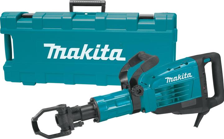 Image du produit Makita griovimo kūjis, 1510W/23,6J tvirtinimo prie 28,6 mm šešiakampio įtaisą, (HM1307CB) + akumulia (Fonctionnement sur batterie)