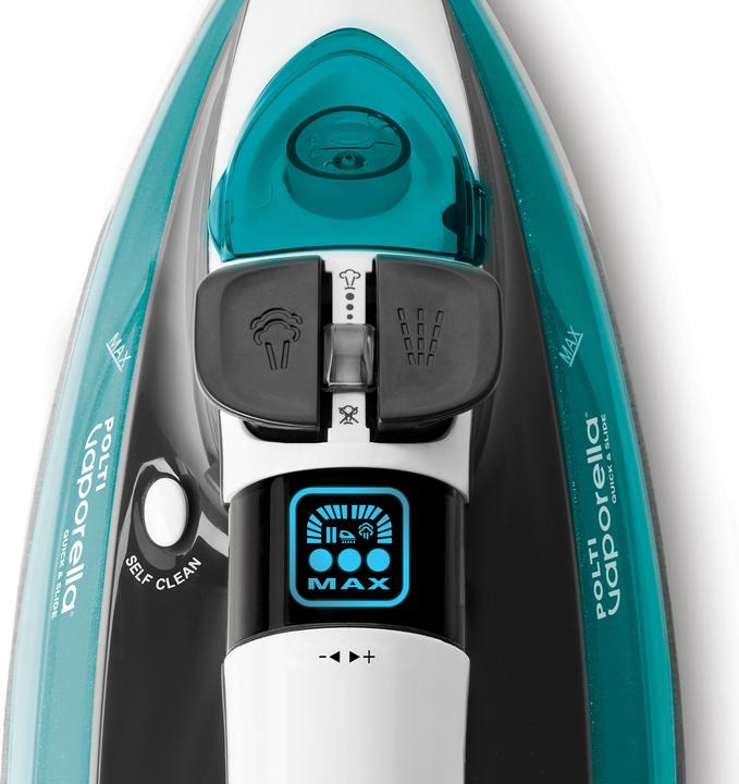 Produktbild Polti Iron PLEU0253 Vaporella Quick & Slide QS220 Steam Iron, 2400 W, Water tank capacity 350 ml, Cont (2400 W, 40 g/min)