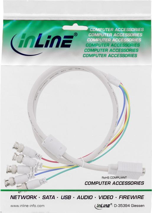 Image du produit InLine Câble VGA BNC (3 m, VGA)