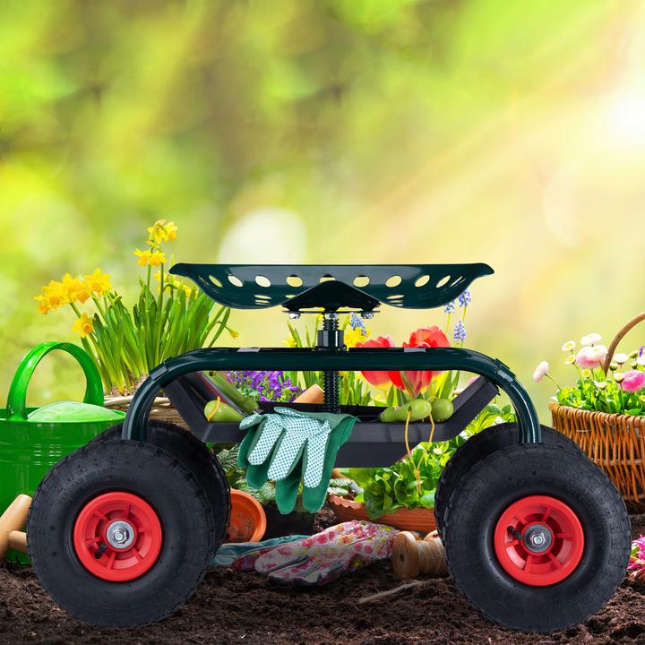 Produktbild Relaxdays Garten Rollsitz
