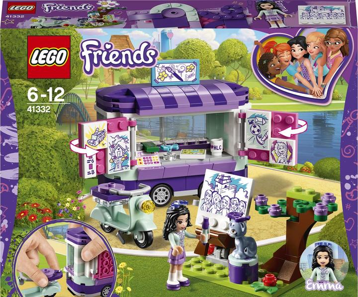 Actual product image LEGO Emma's rolling art kiosk (41332, LEGO Friends)