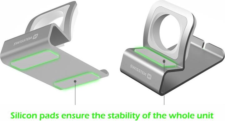 Image du produit Swissten Support en aluminium pour Apple Watch