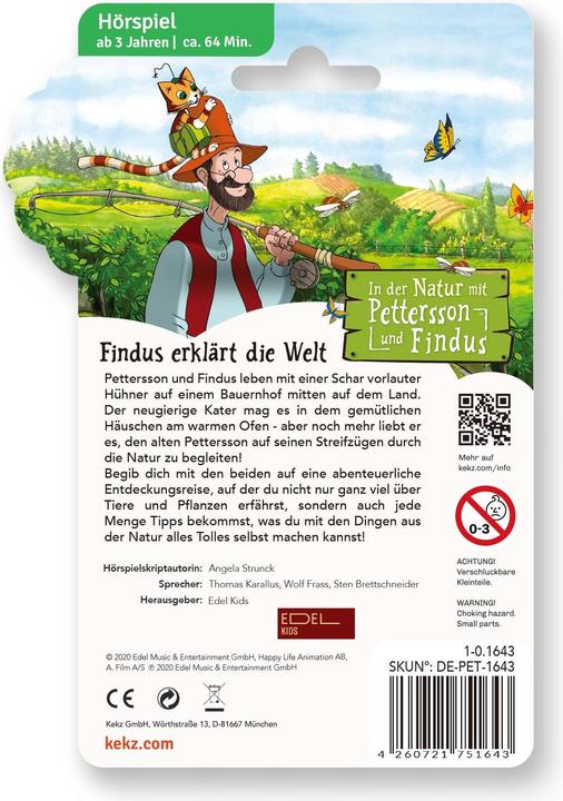 Actual product image Kekz Audio chip Pettersson and Findus: Findus explains the world (German)