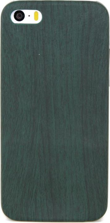 Actual product image König Design Apple iPhone 8 Plus TPU Mobile Sleeve Wood Optics Protection Case Green Cover Cases New (Apple iPhone 8 Plus)
