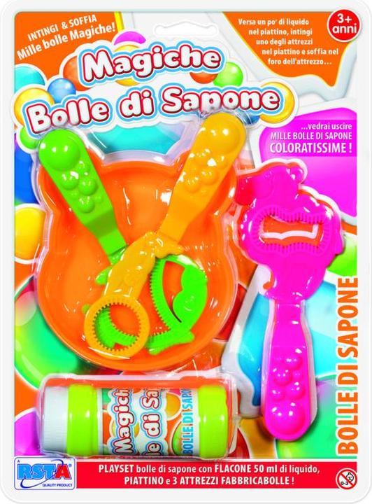 Actual product image Rs Toys Magic Blisters Soap Bubbles C. Saucer And Shower Heads