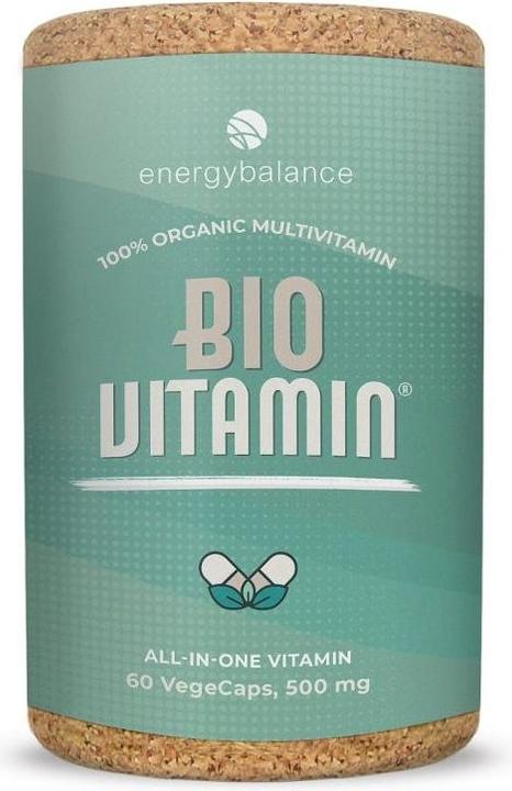 Image du produit Energybalance Préparation multivitaminée équivalente à la vitamine bio 500mg (60 pièce(s), Capsules, 500 g)