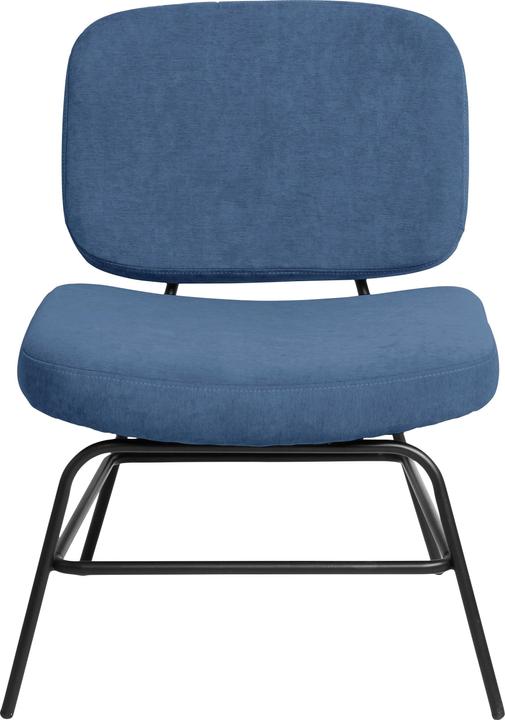 Paperflow Sessel CURVE blau schwarz Stoff